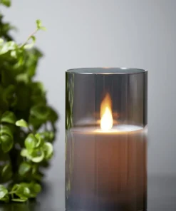 M-TWINKLE LED-Blockljus 12,5cm Svart