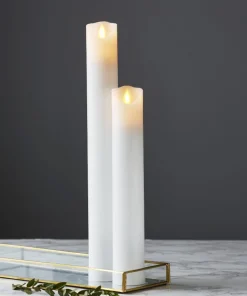 M-TWINKLE LED-Blockljus 40cm Vit
