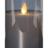 M-TWINKLE LED-Blockljus 15cm Svart