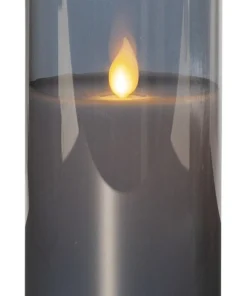 M-TWINKLE LED-Blockljus 15cm Svart