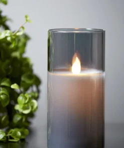 M-TWINKLE LED-Blockljus 15cm Svart