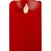 M-TWINKLE LED-Blockljus 12,5cm Röd
