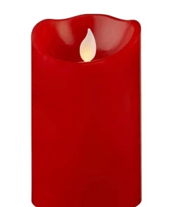 M-TWINKLE LED-Blockljus 12,5cm Röd
