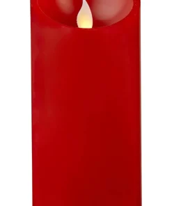 M-TWINKLE LED-Blockljus 15cm Röd