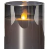M-TWINKLE LED-Blockljus 10cm Svart