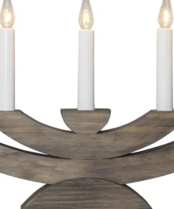 NAVIDA Ljusstake 5L 42cm Brun