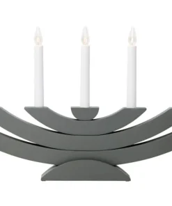 NAVIDA Ljusstake 7L 60cm Dimgrå