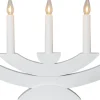 NAVIDA Ljusstake 5L 42cm Vit