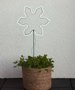 NEONSNOWFLAKE Utomhusdekoration Batteri 60cm Vit IP44
