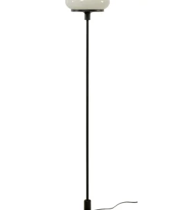 NEW AUGUST Golvlampa 140cm Svart/Opalvit