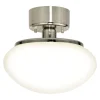 NEW AUGUST Plafond 27cm Krom/Vit