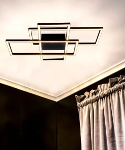 NEW YORK LED-Plafond Dimbar 70cm Svart