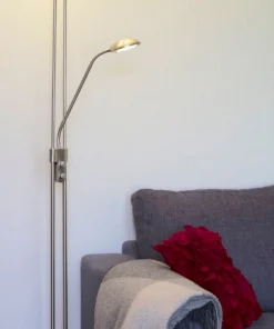 NICE Golvlampa Uplight Dimbar 179cm Stål