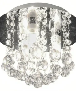 NICOLINE Plafond Bad 3L 26cm Krom/Klar IP44