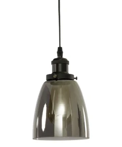 NIKI Fönsterlampa 14cm Svart/Rökfärgad