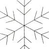 NIVA Hängande dekoration 56cm Svart