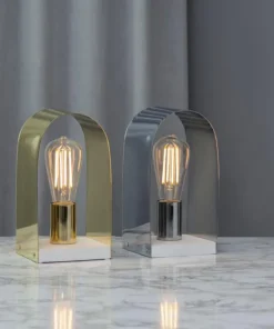 NOBEL Lampfot E27 24cm Mässing