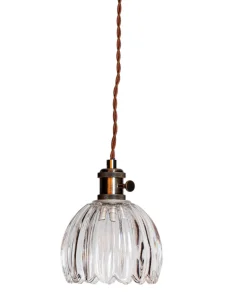 Nora Fönsterlampa 12cm Antikmässing/Klar