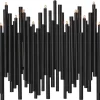 NOTE Ljusstake 16L 35cm Svart