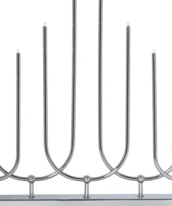 NOVUM Metalljusstake 10L 46cm Krom