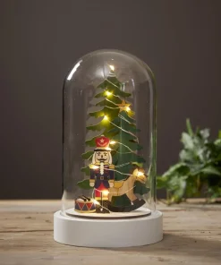 NUTCRACKER Bordsdekoration Batteri 20cm Flerfärgad