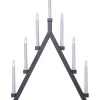 OLIVER Ljusstake 7L 75cm Svart