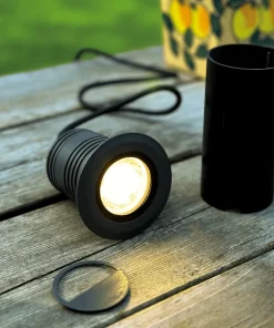 ONYX Markspot 8cm 12V Svart IP65