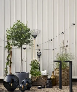 ORBY Klot Utomhusdekoration 30cm Svart
