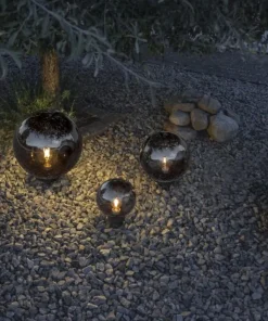 ORBY Klot Utomhusdekoration 40cm Svart