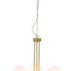 ORFEUS Takpendel 43,5cm Matt Mässing/Opalvit
