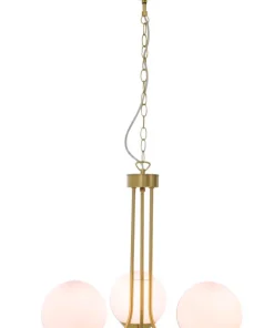 ORFEUS Takpendel 43,5cm Matt Mässing/Opalvit