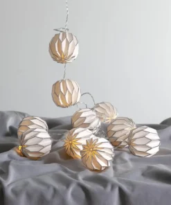 ORIGAM Ljusslinga 225cm 10LED Silver