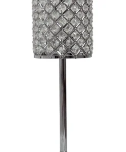 ORIVA Bordslampa Kristall K5 52cm Krom