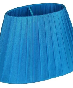 ORIVA Lampskärm Oval Organza 14/22cm Turkos