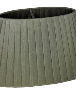 ORIVA Lampskärm Oval Organza 16,5/28cm Grå