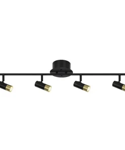 ORIVA SLIM Takspot Rak 4a Svart/Guld 85cm