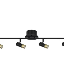 ORIVA SLIM Takspot Rak 4a Svart/Guld 85cm