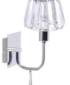 ORIVA Vägglampa Kristall K5 23cm Krom