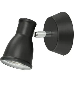 ORIVA Väggspot 12cm Svart