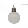 ORNAMENT Batterislinga 10LED 1,8m Transparent