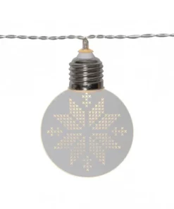 ORNAMENT Batterislinga 10LED 1,8m Transparent