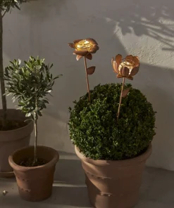 OXIDA Solcellsdekoration 51cm 2-Pack Blommor