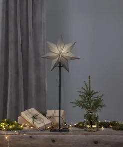 OZEN Stjärna på fot 85cm Grå