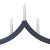 PAGOD Ljusstake 5L 27cm Grafit