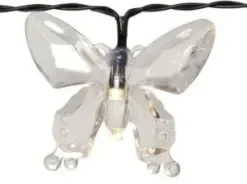 PAPILLON Solcells-ljusslinga 280cm Klar