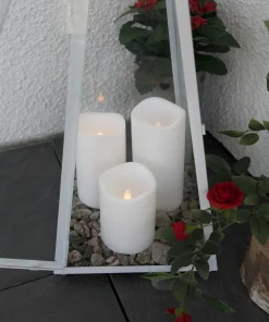 PAUL LED-Blockljus 15cm LED Vit