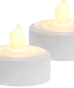Paulo LED Värmeljus 2-pack Vit