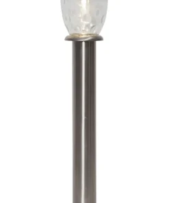 PIREUS Solcells-pollare 61cm Rostfritt Stål IP44