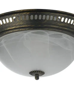 PLAFOND 34cm Svart/Guld