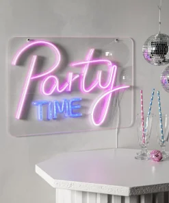 PLEXY Inomhusdekoration 40cm Party Rosa/Transparent